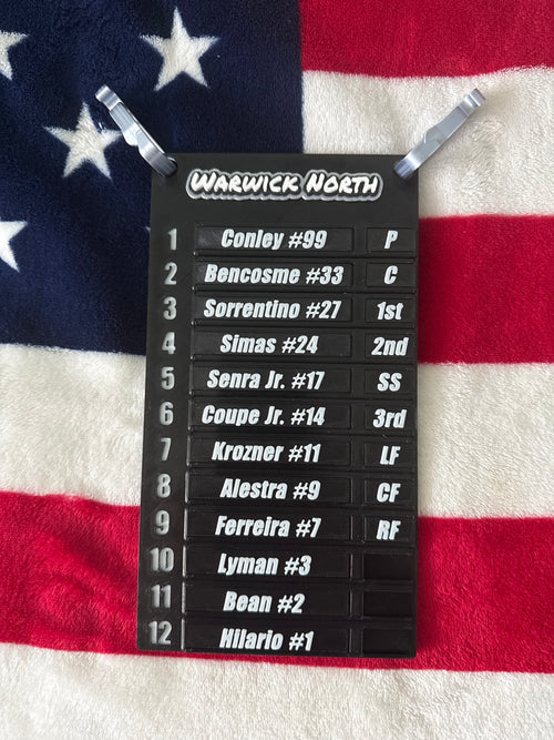 Custom Lineup Boards